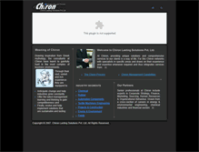 Tablet Screenshot of chironindia.com
